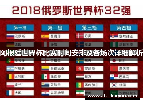 阿根廷世界杯比赛时间安排及各场次详细解析